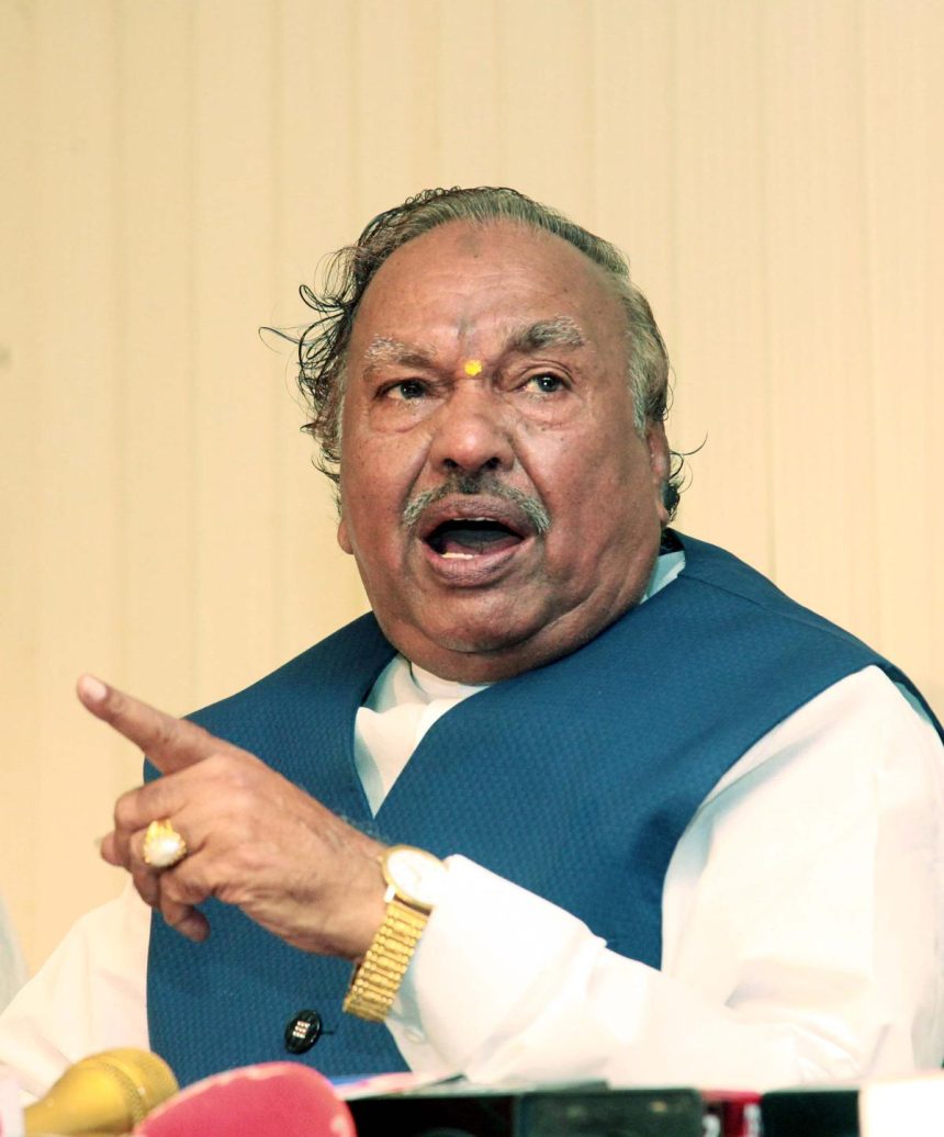 ಕಾಂಗ್ರೆಸ್ ವಲಸಿಗರಿಂದ ಬಿಜೆಪಿಯಲ್ಲಿ ಅಶಿಸ್ತು -ಈಶ್ವರಪ್ಪ