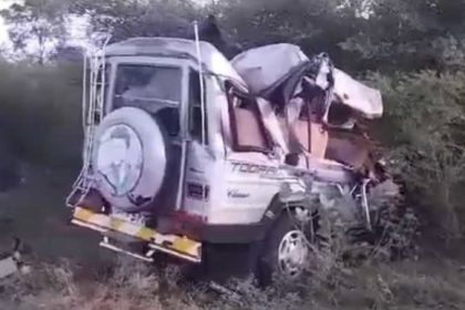 ತಿರುಪತಿಯಿಂದ ಮರಳುತ್ತಿದ್ದ ಕ್ರೂಸರ್‌ ಗೆ ಲಾರಿ ಡಿಕ್ಕಿ; ಬೆಳಗಾವಿ ಜಿಲ್ಲೆಯ ಐವರ ಸಾವು