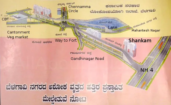 ಬೆಳಗಾವಿ ಮೇಲ್ಸೇತುವೆಗೆ ಸಿಕ್ಕಿತು ಅನುಮತಿ