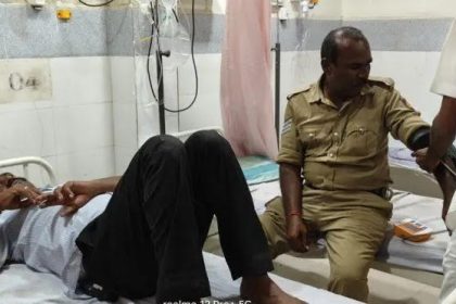 ಬೈಕ್  ವೀಲ್ಹಿಂಗ್ ತಡೆದಿದ್ದಕ್ಕೆ ಪೊಲೀಸರನ್ನೇ ಥಳಿಸಿದರು!