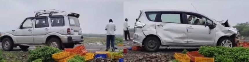 ಅಥಣಿ ಬಳಿ ಸರಣಿ ಅಪಘಾತ : ಮೂವರು ಬಲಿ