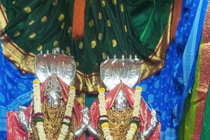 ಅಕ್ಕ ತಂಗೇರಹಾಳದಲ್ಲಿ ಗಮನ ಸೆಳೆದ ನವರಾತ್ರಿ ಪೂಜೆ