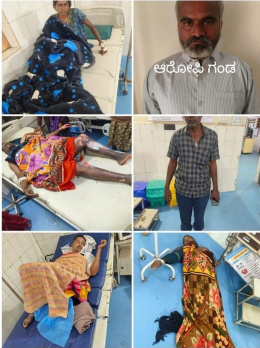 ತವರಿಗೆ ಹೋದ ಪತ್ನಿ ಸೇರಿ ಕುಟುಂಬದ ಆರು ಸದಸ್ಯರಿಗೆ ಬೆಂಕಿ ಹಚ್ಚಿದ ಪತಿ ತವರಿಗೆ ಹೋದ ಪತ್ನಿ ಸೇರಿ ಕುಟುಂಬದ ಆರು ಸದಸ್ಯರಿಗೆ ಬೆಂಕಿ ಹಚ್ಚಿದ ಪತಿ